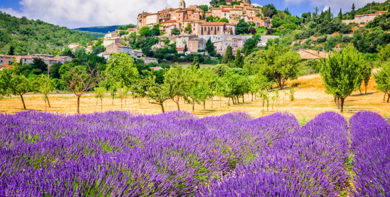 Simiane-la-Rotonde, Provence in France