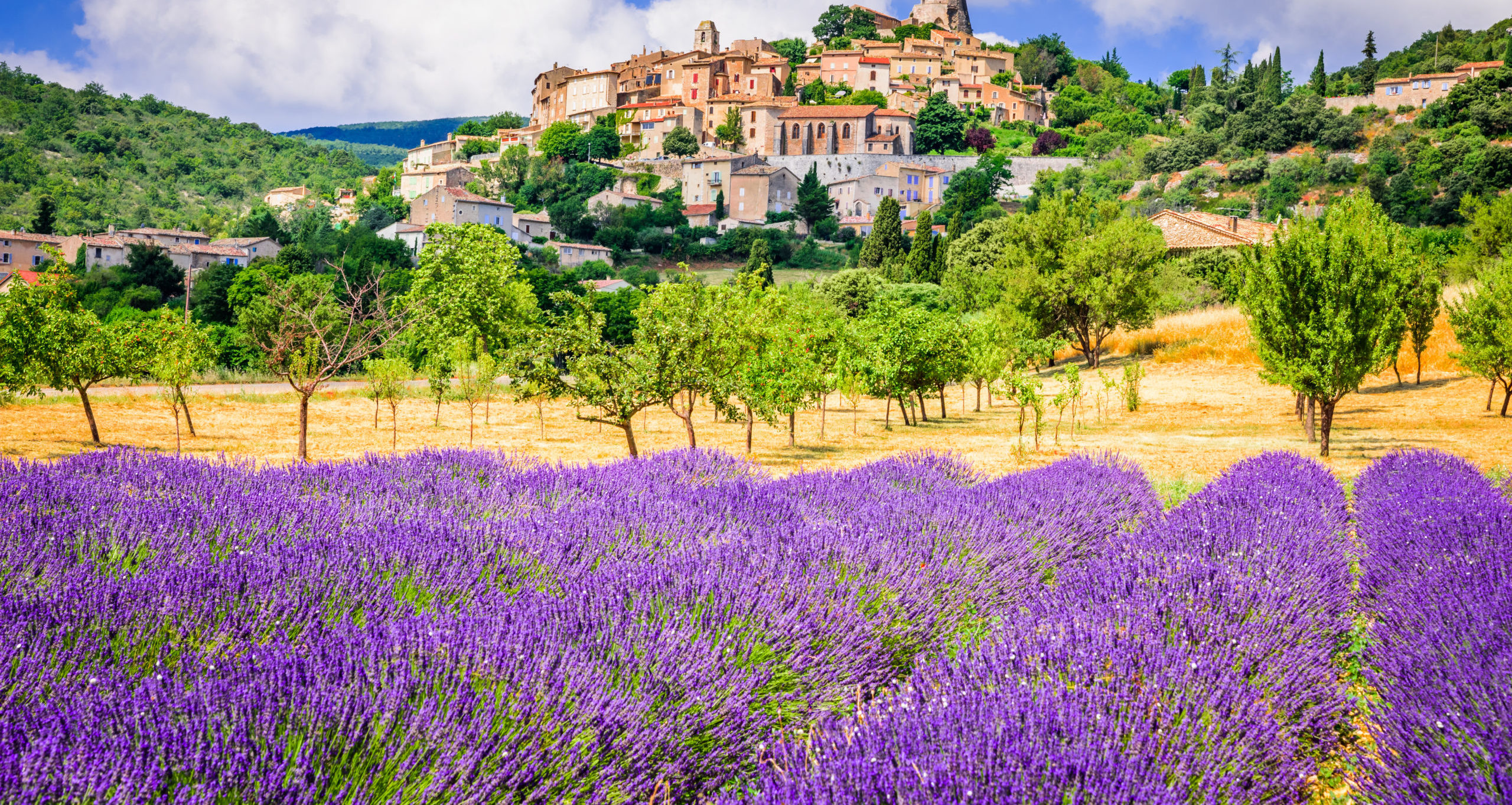 Simiane-la-Rotonde, Provence in France