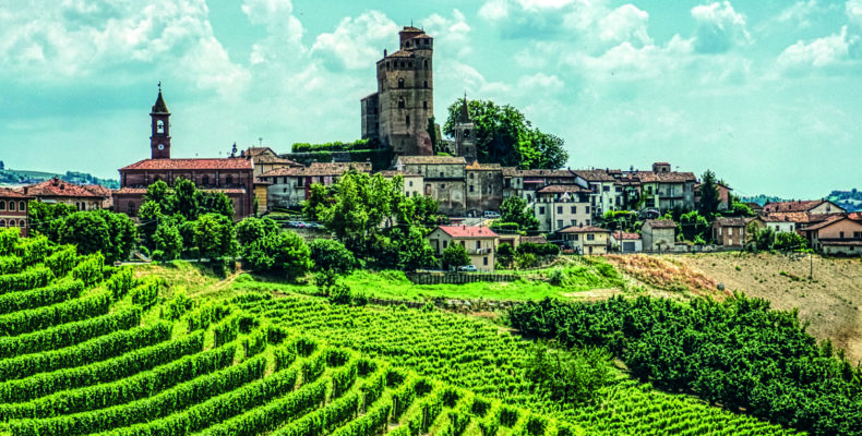 Weinlandschaft im Piemont